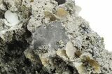 Metallic Bournonite Crystals with Pyrite and Siderite - Bolivia #248555-2